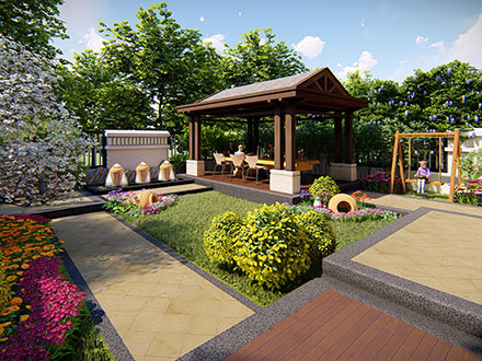 王岗骏赫城庭院设计